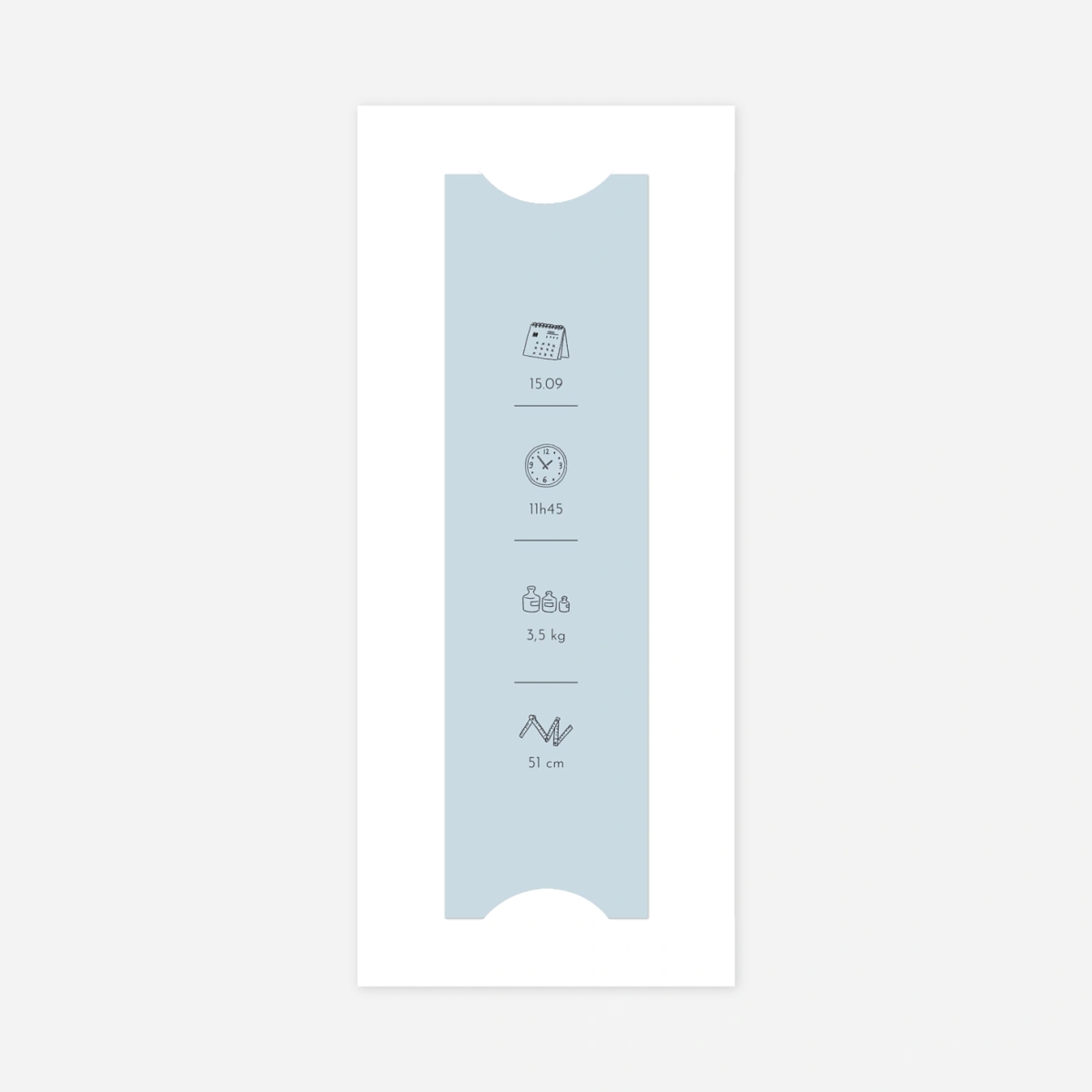 Faire-part naissance Tendre innocence picto