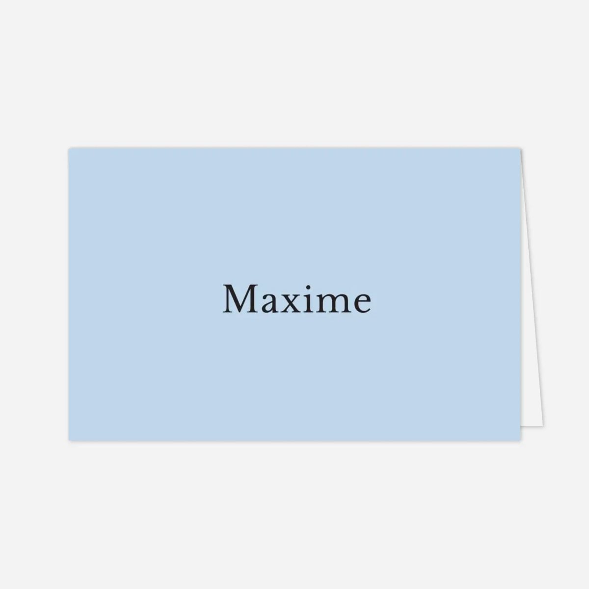 Marque-place baptême Toile de Jouy