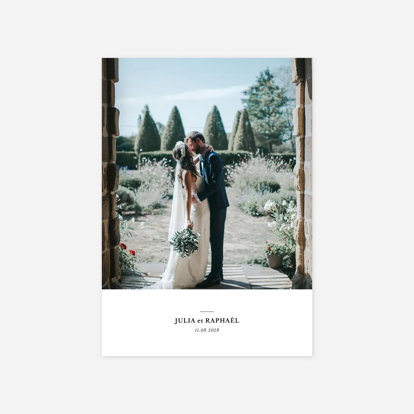 Carte de remerciements Tout simplement