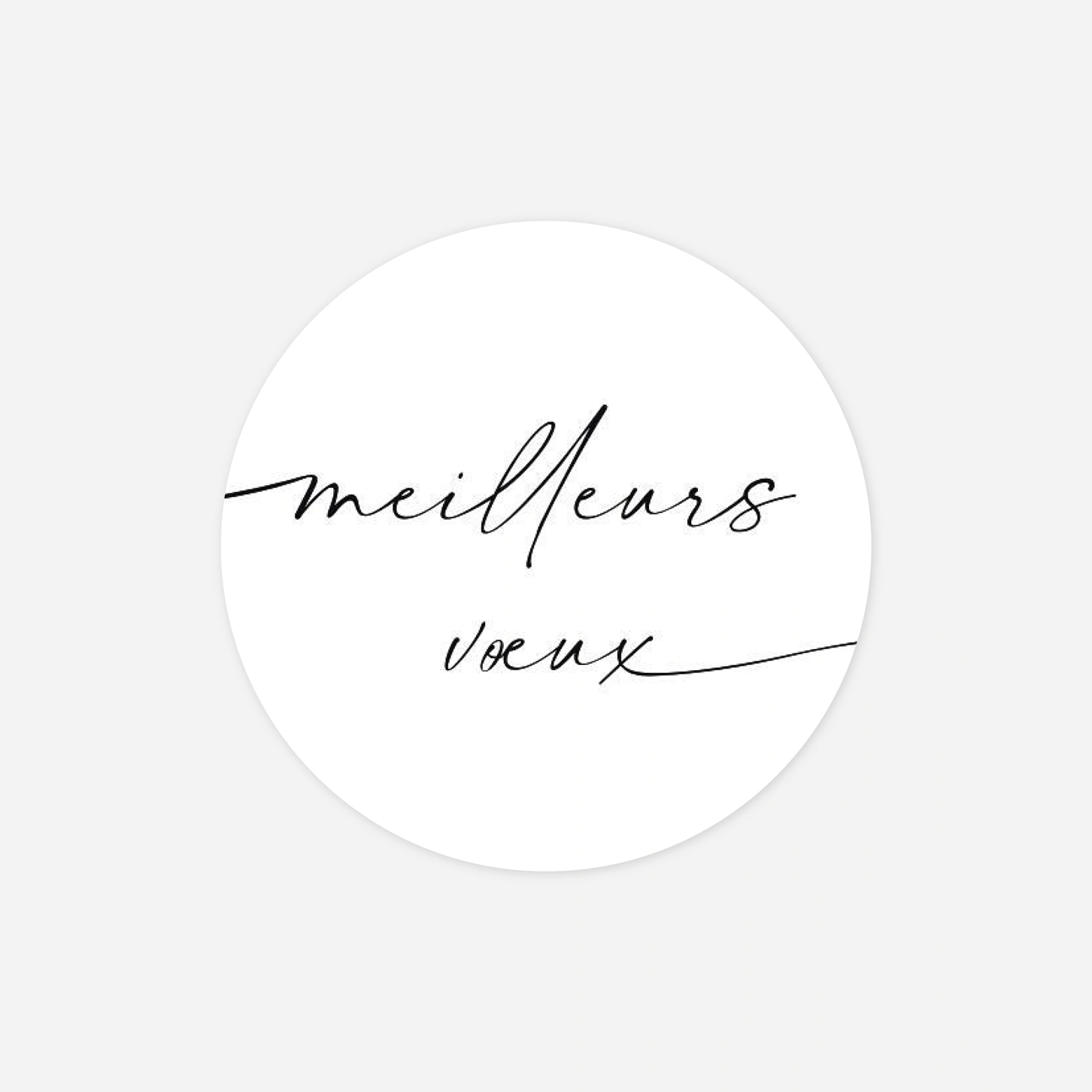 Étiquette cadeau Noël Triptyque