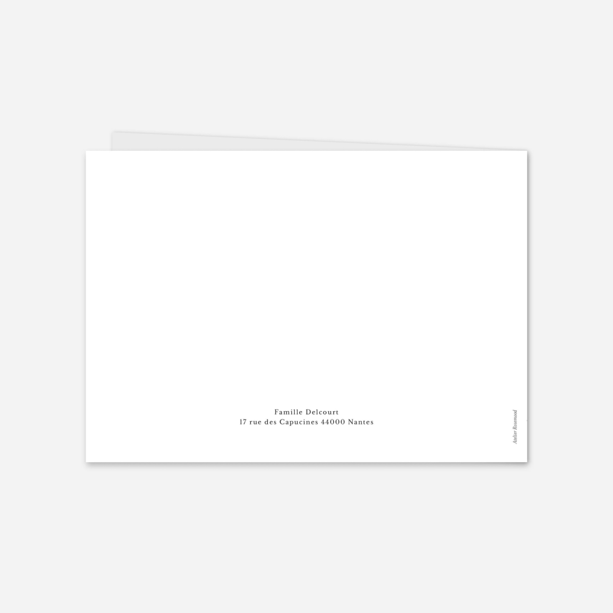 Carte de voeux Triptyque