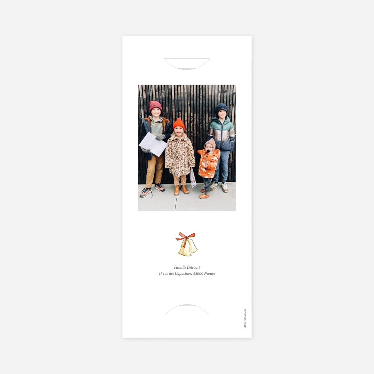 Carte de voeux Un air de fête