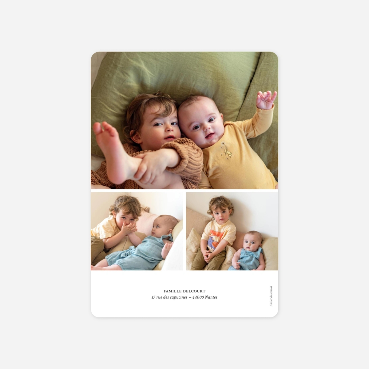 Faire-part naissance Un beau jour