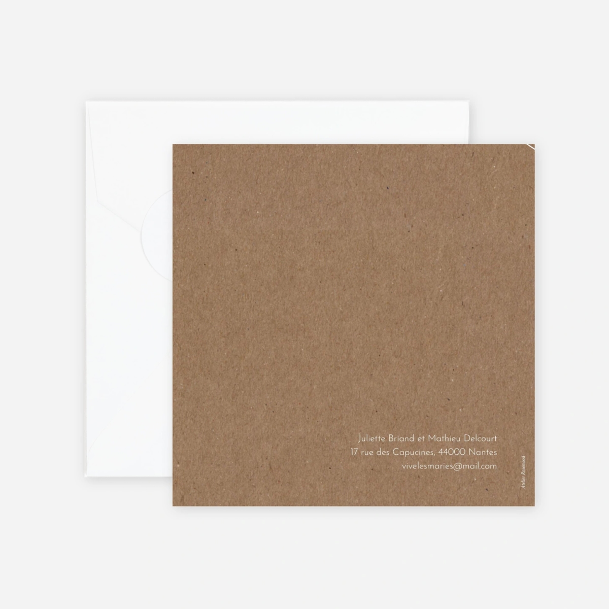 Faire-part mariage Promesse dorée