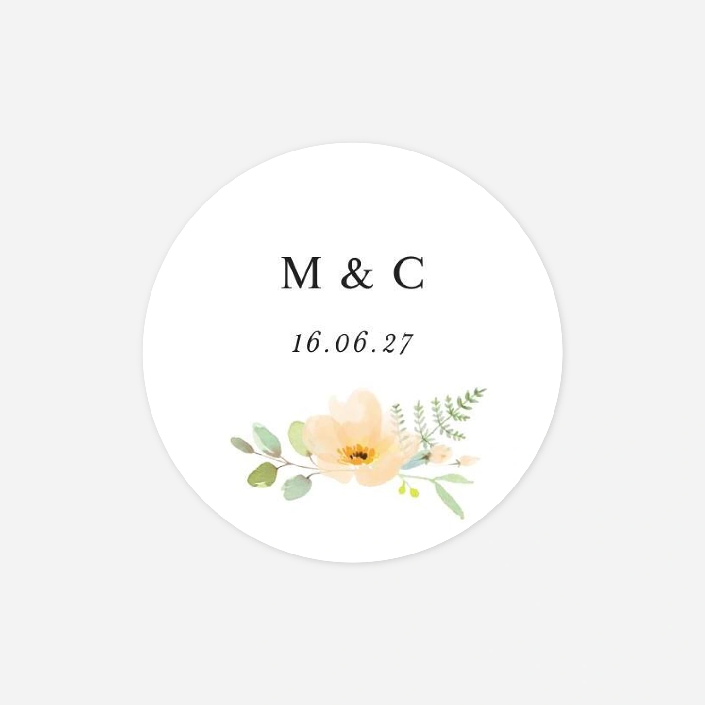 Stickers mariage Union champêtre