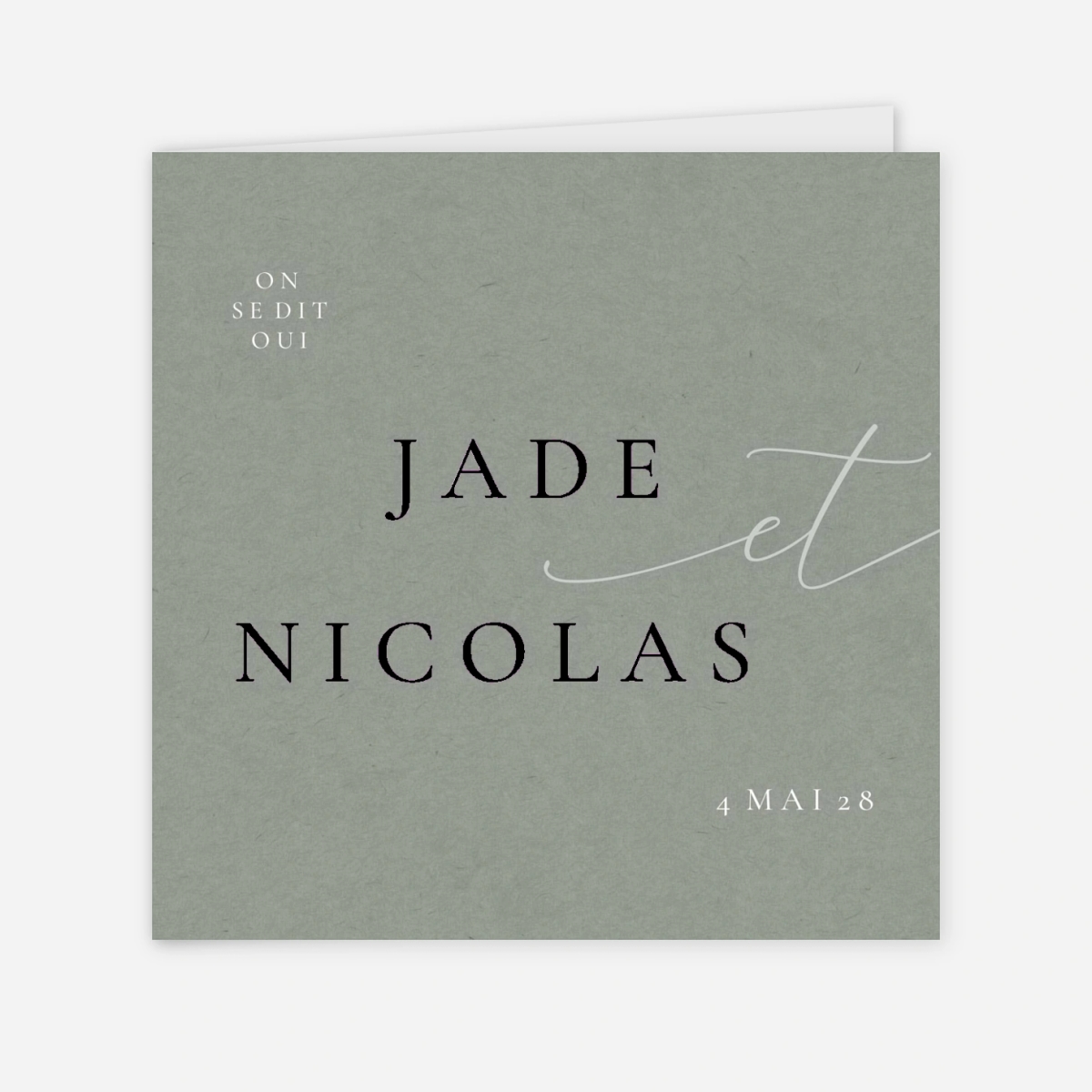 Faire-part mariage Union d’Amour