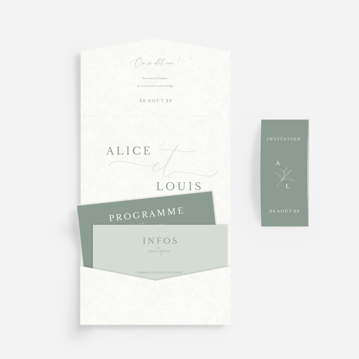 Faire-part mariage Union éternelle