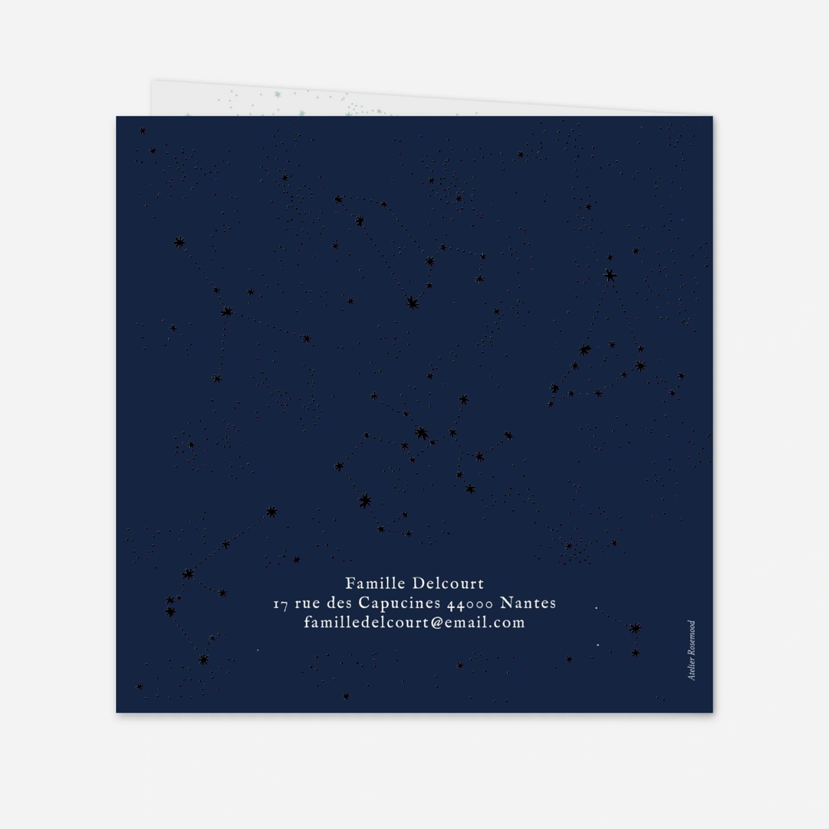 Faire-part naissance Univers