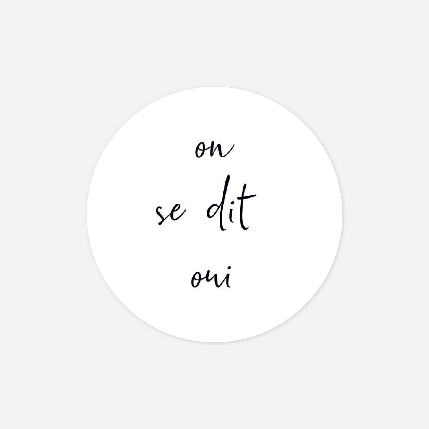 Stickers mariage Union intemporelle