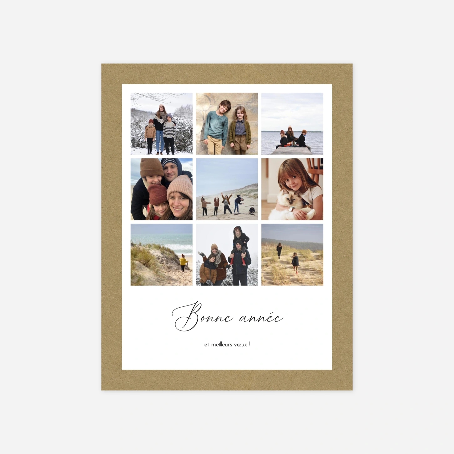 Carte de voeux Vive le vent