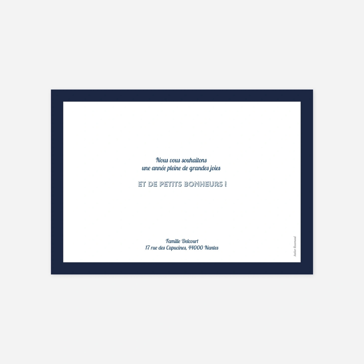 Carte de voeux Welcome New Year