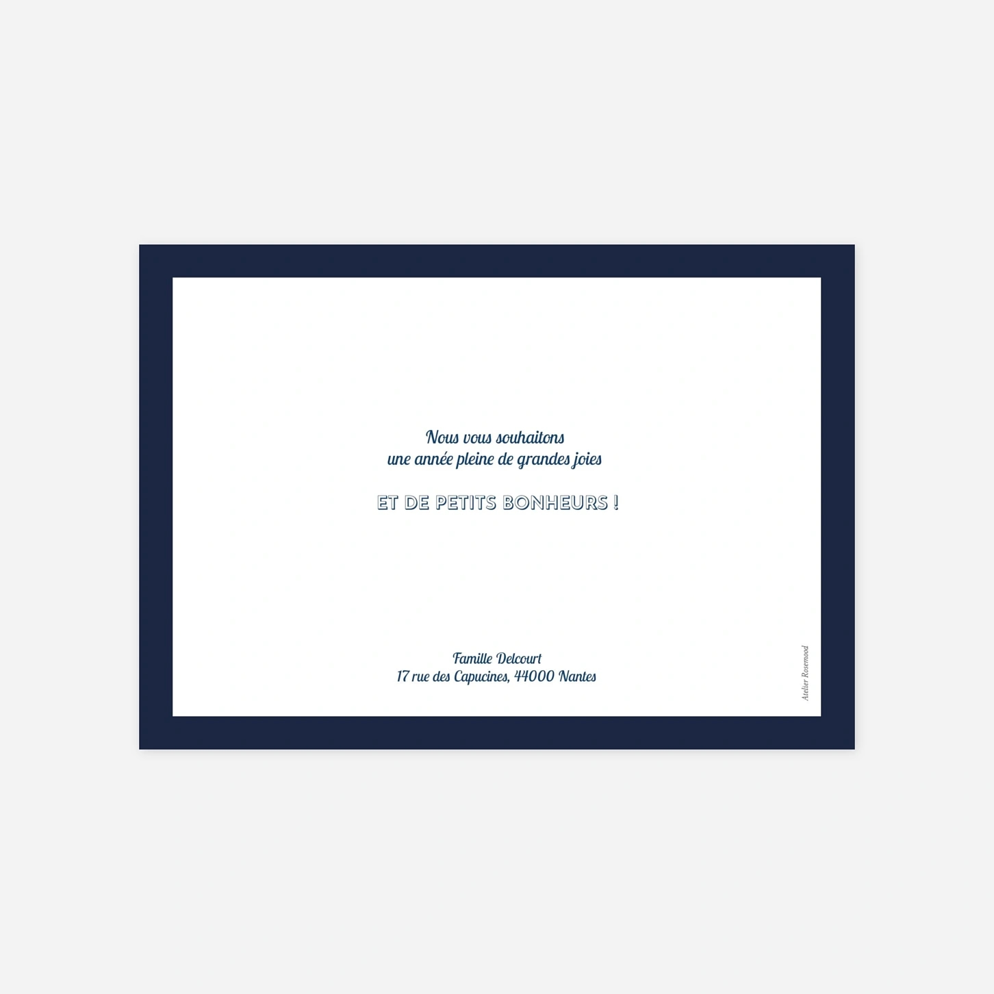 Carte de voeux Welcome New Year