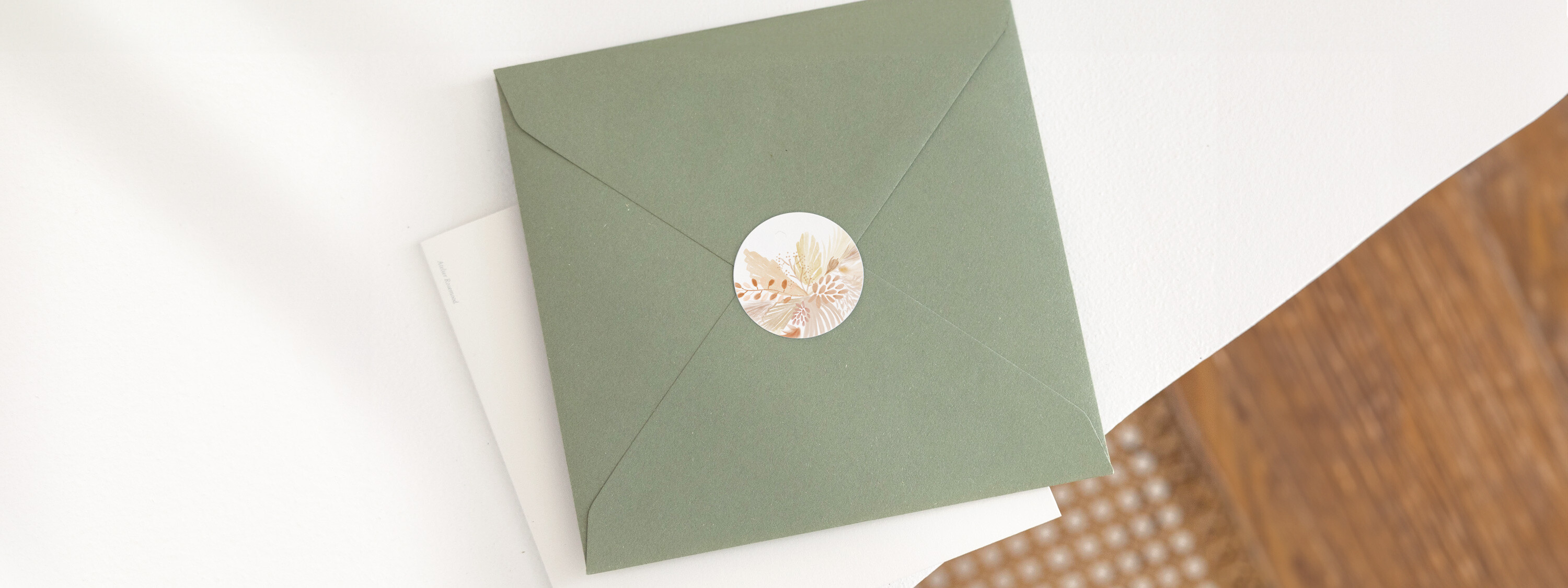Stickers pour enveloppes mariage Rouge