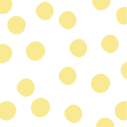 Carte d'invitation anniversaire adulte Big dots jaune - Verso