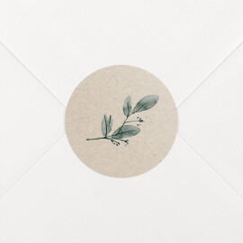 Stickers pour enveloppes vœux Joy blanc