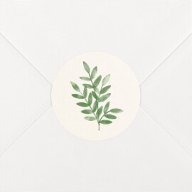 Stickers pour enveloppes mariage Ritournelle Vert