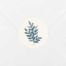 Stickers pour enveloppes mariage Ritournelle Bleu